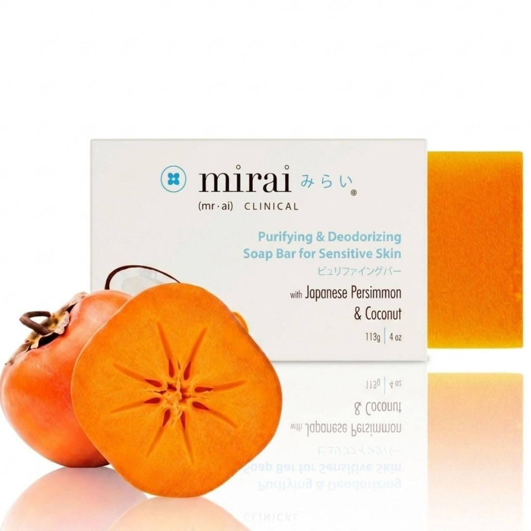 Mirai Clinical Persimmon Soap for Old People Smell, Nonenal® Solution, 100g Mirai