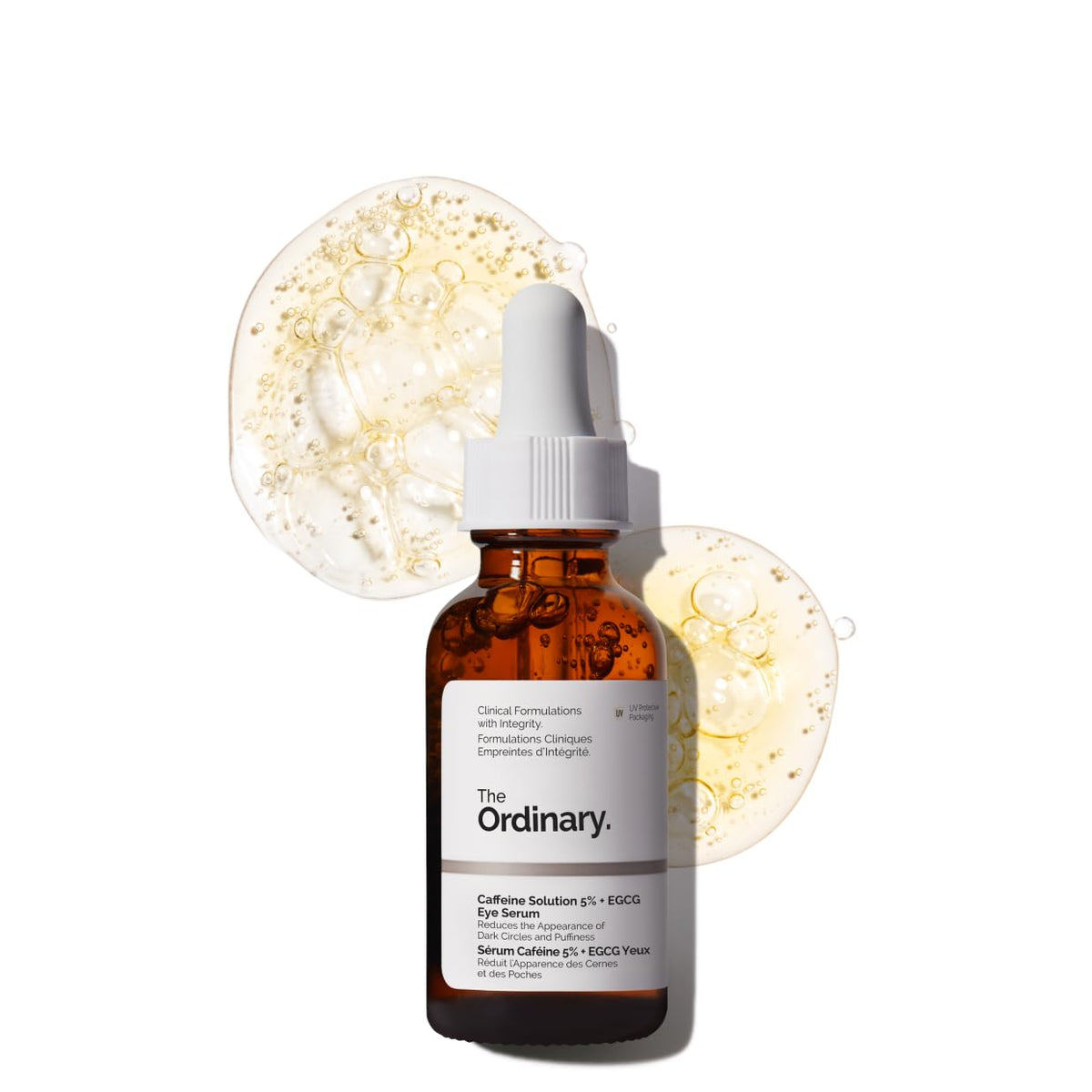 The Ordinary Caffeine Solution 5% + EGCG Eye Serum, Depuffing Eye Serum for Dark Circles and Tired Eyes, 1 Fl Oz The Ordinary