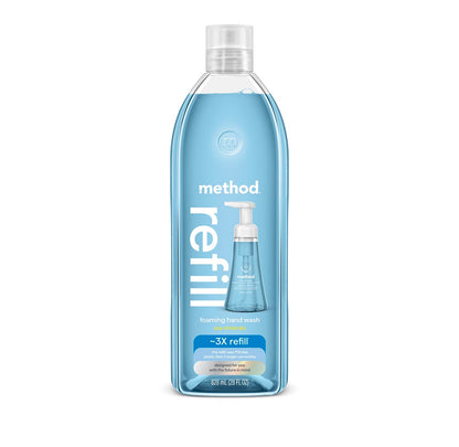 method Foaming Hand Wash Refill, Sea Minerals, 28 fl oz Method