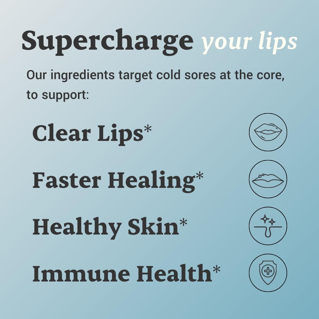 L-Lysine Cold Sore Treatment For Lips With Immune Support - L Lysine 1000mg Capsules, Chaga, Bee Propolis, Vitamin C, Zinc & Licorice Root Extract - Non-GMO, Vegetarian, Ideal Wellness buy australia supplements