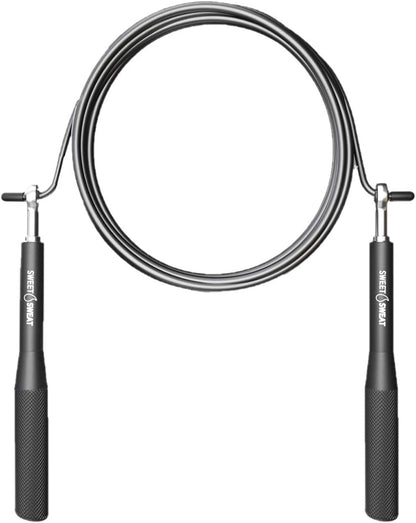 Sweet Sweat Performance Jump Rope ~ 10ft Adjustable Length Rope for Fitness and Speed Training ~ Includes Mesh Cary Bag & Bonus Rope Gsupps Australia
