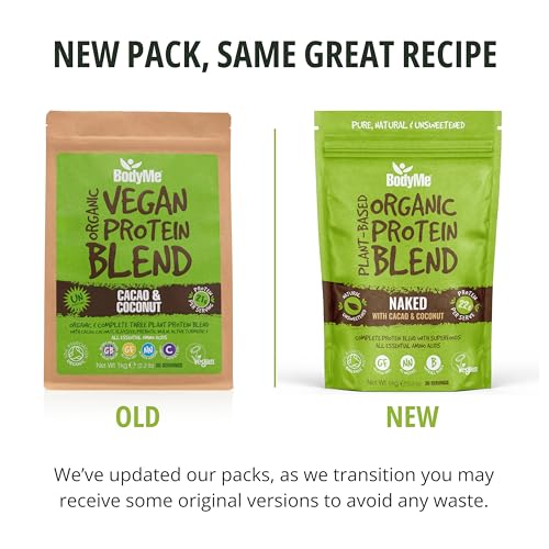 BodyMe Organic Vegan Protein Powder Blend, Cacao Coconut - Unsweetened, Low Carb BodyMeBuy Supplements Australia