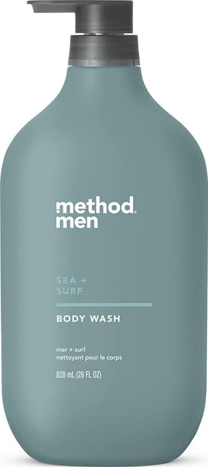 method Men’s Body Wash, Sea + Surf Scent, 28 fl oz Method