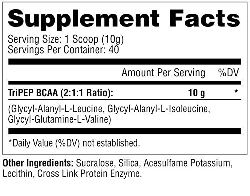 Metabolic Nutrition - TRIPEP - Tri-Peptide Branch Chain Amino Acid, BCAA Powder Metabolic Nutrition buy australia supplements