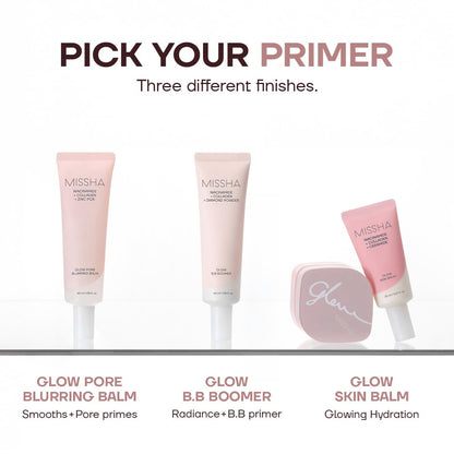 MISSHA Glow Pore Blurring Balm Primer for Face, Hydrating Base 1.35 oz MISSHA