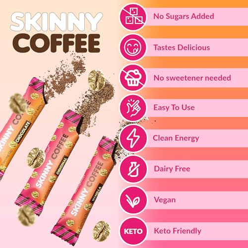 Skinny Boost Skinny Coffee- (Unflavored) Instant Sticks Made with Arabica Coffee, Garcinia SkinnyBoost buy australia supplements