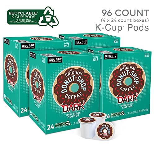 The Original Donut Shop Dark Coffee, Keurig Single-Serve K-Cup Pods, Dark Roast, 96 Ct The Original Donut Shop buy australia supplements