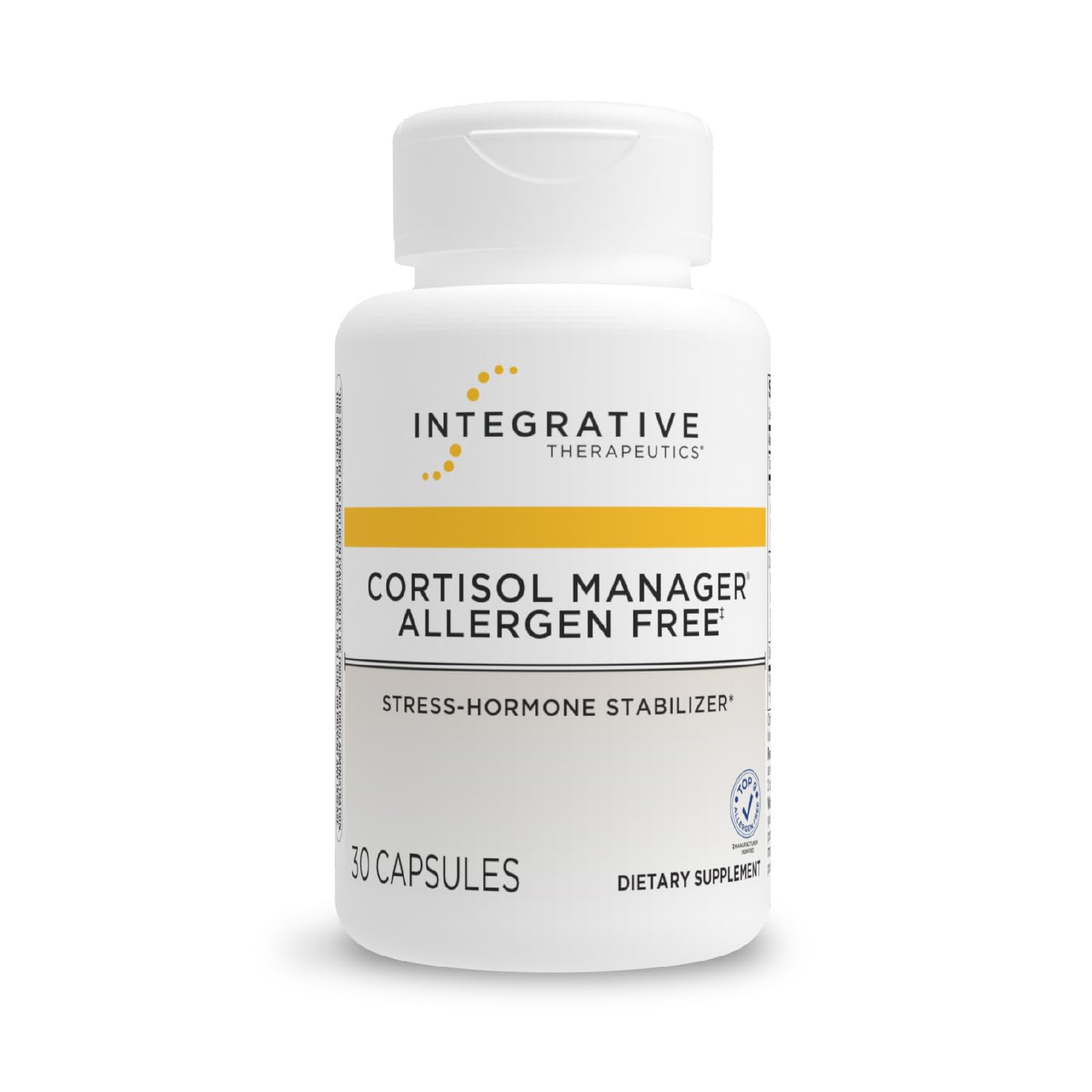 Integrative Therapeutics Cortisol Manager Allergen Free - Adrenal Health Support Supplement for Healthy Stress Response* - Vegan, Non-Dairy & Gluten-Free - 30 Capsules (15 Servings) Integrative Therapeutics buy australia supplements