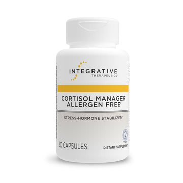 Integrative Therapeutics Cortisol Manager Allergen Free - Adrenal Health Support Supplement for Healthy Stress Response* - Vegan, Non-Dairy & Gluten-Free - 30 Capsules (15 Servings) Integrative Therapeutics buy australia supplements