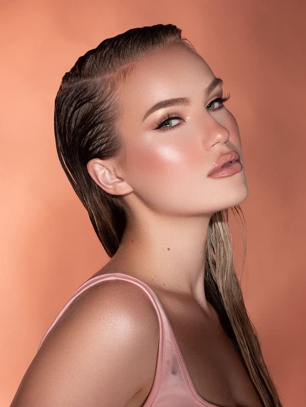 SHEGLAM Glow Bloom Liquid Waterproof Highlighter Long Lasting Cream Highlighter with Shimmer Dewy Finish - Vanilla Frost SHEGLAM