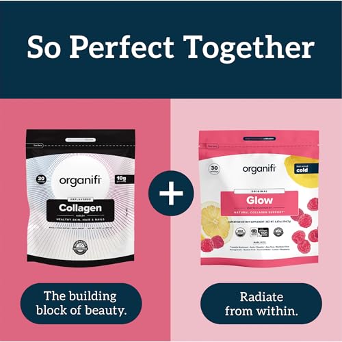 Organifi Collagen Powder - Fuller Hair, Stronger Nails, and Radiant Skin - Replenish Organifi buy australia supplements