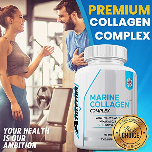 Marine Collagen 1000mg - Type 1 Hydrolysed Collagen - Enhanced with Hyaluronic Acid, Vitamin C Freak Athletics buy australia supplements