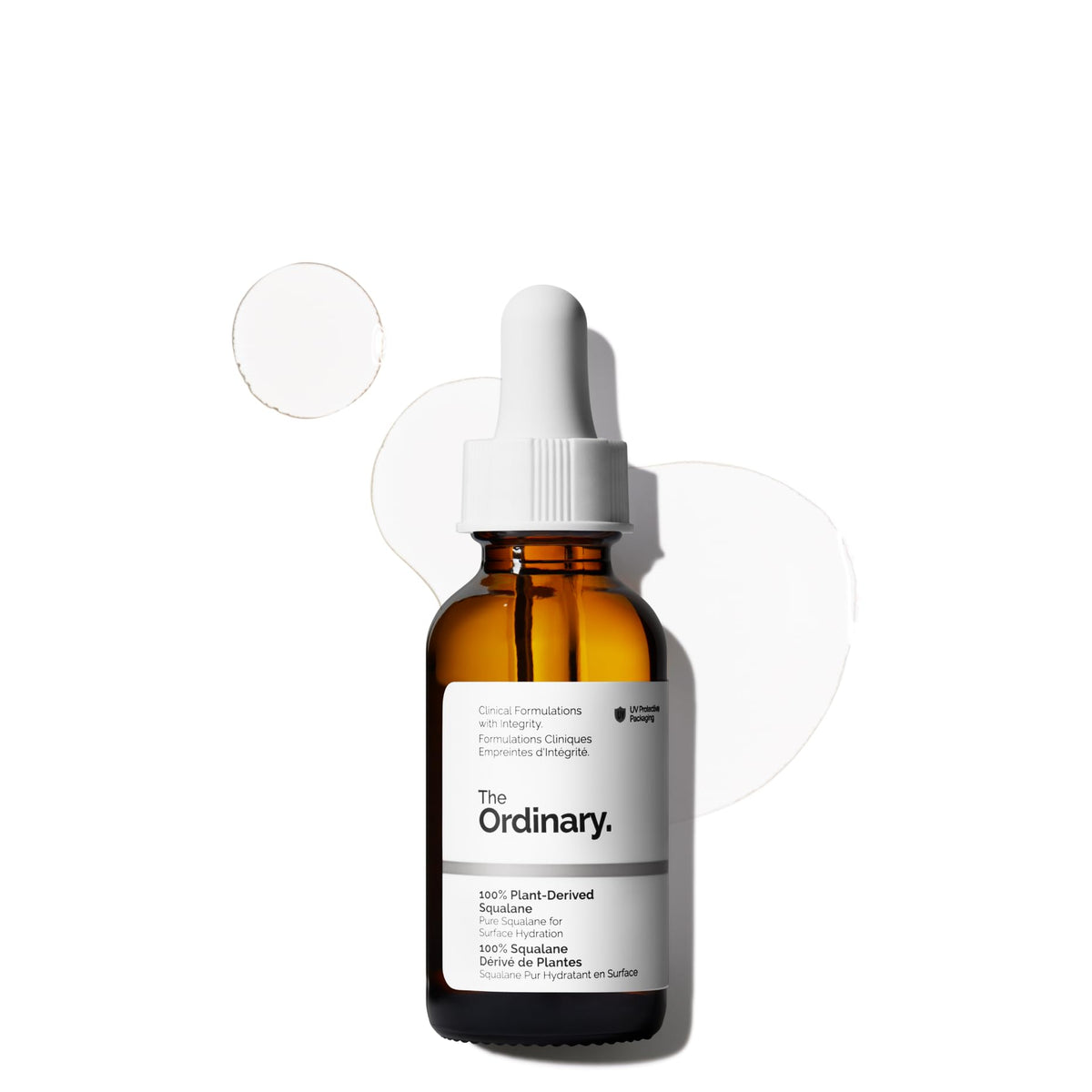 The Ordinary 100% Plant-Derived Squalane, for Skin and Hair, Lightweight Hydration, and Moisture Barrier Support, 1 Fl Oz The Ordinary