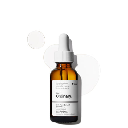 The Ordinary 100% Plant-Derived Squalane, for Skin and Hair, Lightweight Hydration, and Moisture Barrier Support, 1 Fl Oz The Ordinary