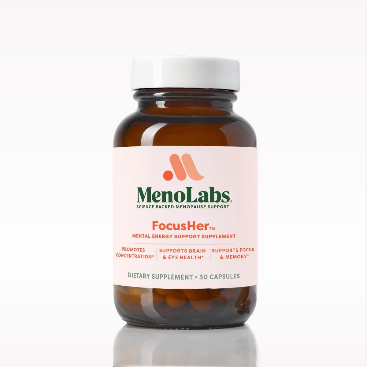 MENOLABS® FocusHer™ Mental Energy Support Supplement – Caffeine-Free Focus, Concentration & Memory – enXtra® & Lutemax 2020® – Menopause, Brain & Eye Health – 30 Capsules, 30-Day Supply MENOLABS buy australia supplements