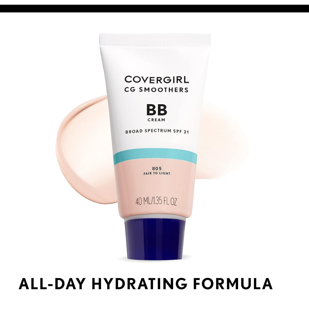 COVERGIRL Smoothers Lightweight BB Cream, 1 Tube (1.35 Ounce), Light to Medium 810 Skin Tones, Hydrating BB Cream with SPF 21 Sun Protection (Packaging May Vary) COVERGIRL
