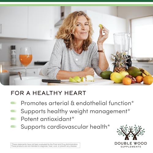 Citrus Bergamot Supplement, 1000mg, 60 Capsules - Supports Healthy Cholesterol & Triglyceride Levels - 1,000mg Servings Double Wood Supplements