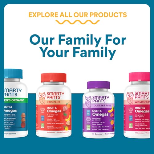 SmartyPants Men's Multivitamin Gummies with Omega 3 DHA/EPA, Methylfolate, Vitamin D3, C, B12, B6, A, K, Zinc SmartyPants