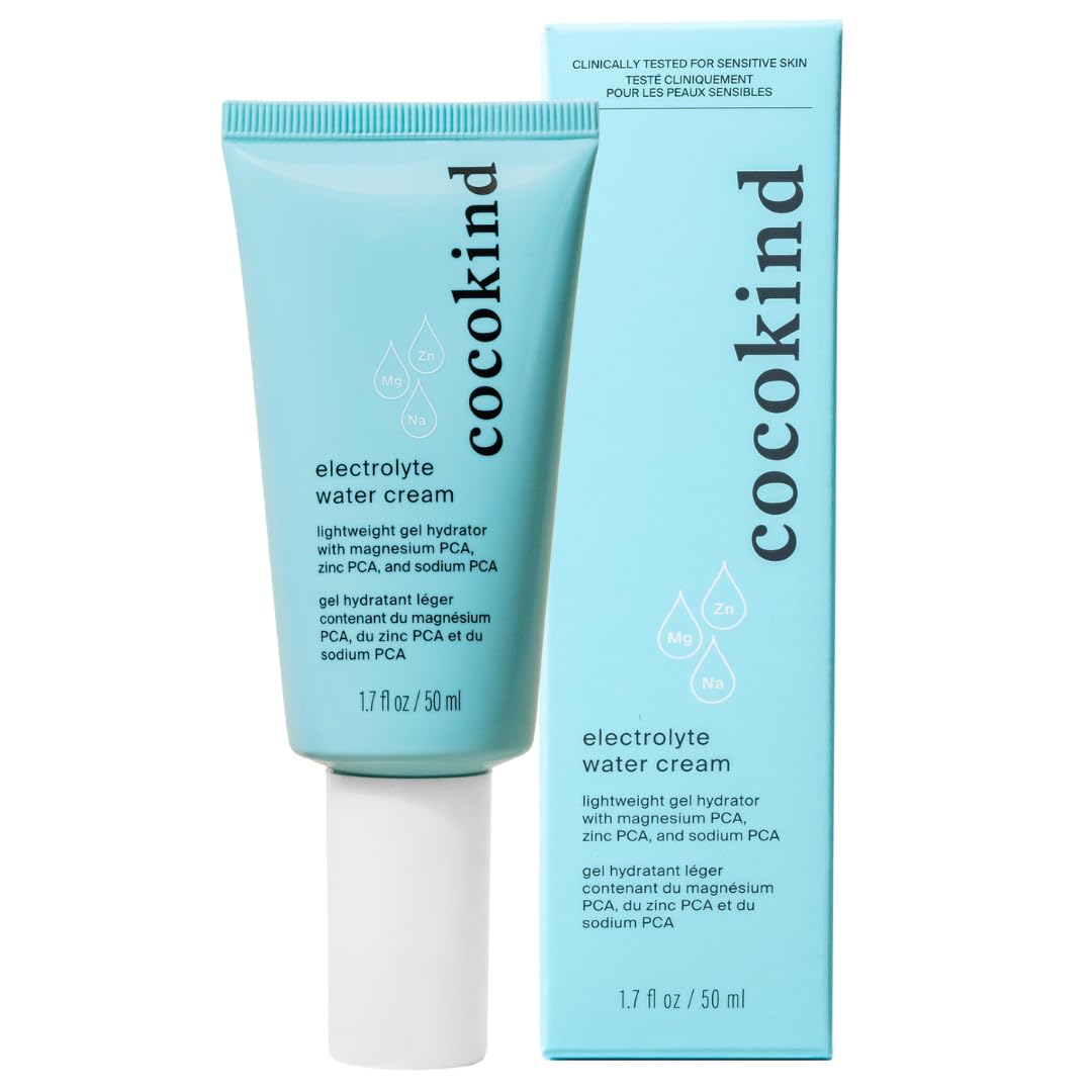 Cocokind Electrolyte Water Cream, Lightweight Face Moisturizer, 1.7 Fl Oz Cocokind