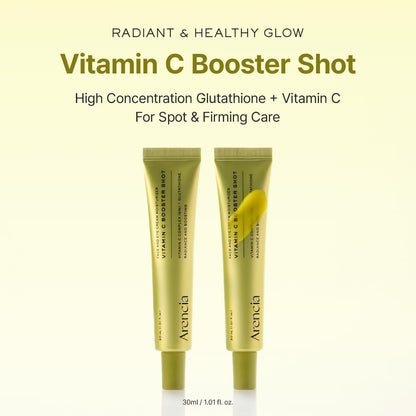 Arencia Vitamin C Booster Shot Serum with Glutathione, Niacinamide and Vitamin E for Dark Spot Care, Fine Lines & Wrinkles ARENCIA
