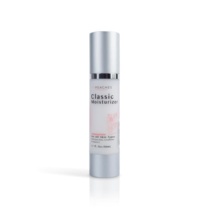 Peaches Skin Care Vegan Classic Moisturizer with Gotu Kola Cream, 1.7 oz Peaches Skin Care