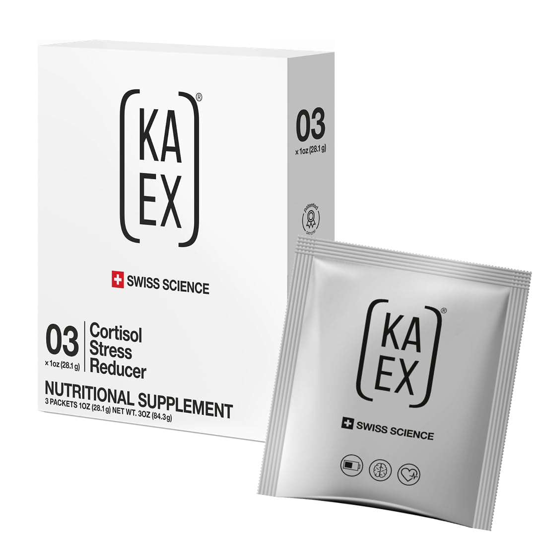 KA EX - Cortisol Stress Reducer for Athletes | Post-Workout Recovery Gamechanger | Clinically Tested and Trusted by Thousands of Pro Athletes | Swiss Science I Vegan (3 Pack) KA EX buy australia supplements
