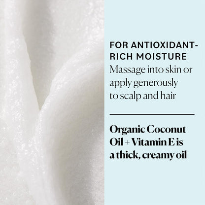 Sky Organics Organic Coconut Oil & Vitamin E 16.9oz - Ultra-Hydrating Oil Sky Organics