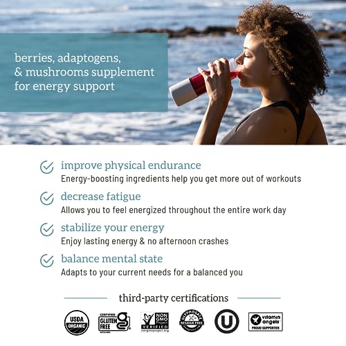Organifi Red Juice - Vegan Energy Powder - Berry-Flavored Adaptogen Drink - Caffeine Organifi buy australia supplements