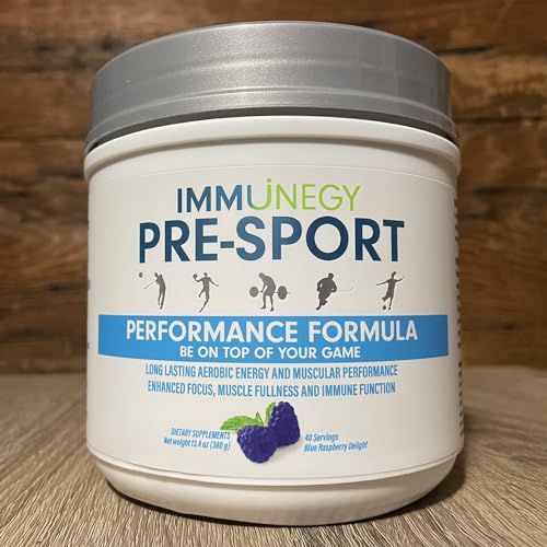 IMMUNEGY - PRE-Sport Performance Pre-Workout Formula (Blue Raspberry Delight) IMMUNEGY buy australia supplements
