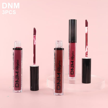 evpct 3Pcs Dark Red Purple Plum Matte Liquid Lipstick Sets for Women Matte Lip Stain Long Lasting Waterproof, Burgundy Blood Blue Red lipstick, Black Cherry Maroon Gothic 24 Hours Magic Lipsticks evpct