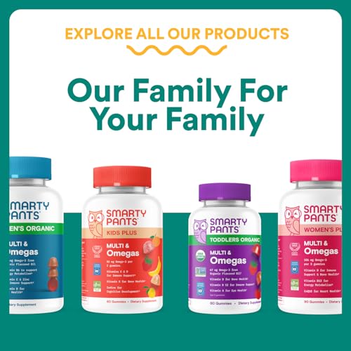 SmartyPants Prenatal Multivitamin Gummies with Omega 3 DHA/EPA, Methylfolate, Biotin, Vitamins D3, C, B12, B6, A, K, and Zinc, Gluten Free, Clean Label SmartyPants