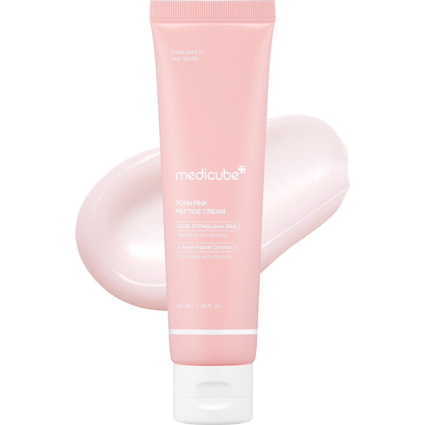 medicube PDRN Pink Hyaluronic Moisturizing Cream | Blemish Recovery, Relief & Hydrating Care | Restores Skin Elasticity & Glow medicube