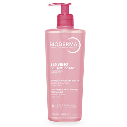 Bioderma Sensibio Foaming Gel Gentle Cleanser Makeup Remover Sensitive Skin Bioderma