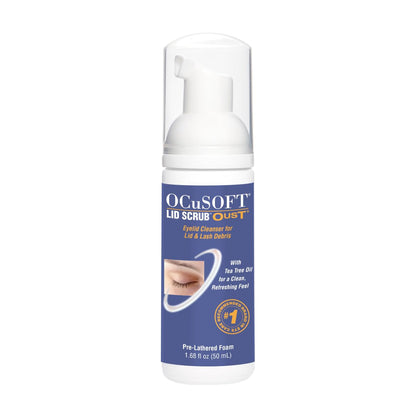 OCuSOFT Lid Scrub Oust Foaming Eyelid Cleanser – 50 mL Foam Pump OCuSOFT