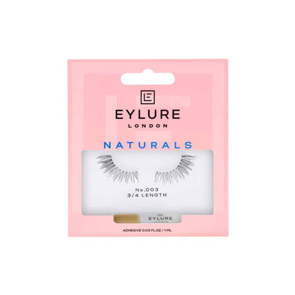 Eylure Naturals Accent No. 003 Reusable Eyelashes, Adhesive Included, 1 Pair Eylure
