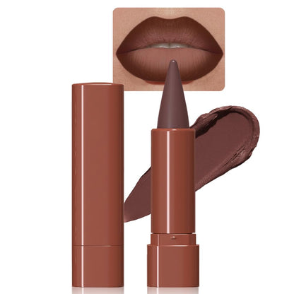 BINGBRUSH Dark Brown Lip Liner, 2in1 Lip Liner and Lipstick,Matte Lipstick BINGBRUSH