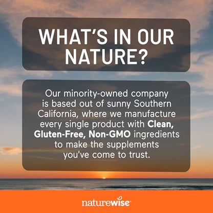 NatureWise Extra Strength Vitamin C Chewable 1000mg for Adults - Natural Orange Flavor - Immune System & Antioxidant Support - Non-GMO NatureWise