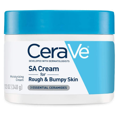 CeraVe Moisturizing Cream with Salicylic Acid, Exfoliating Body Cream with Lactic & Hyaluronic Acid, Niacinamide CeraVe