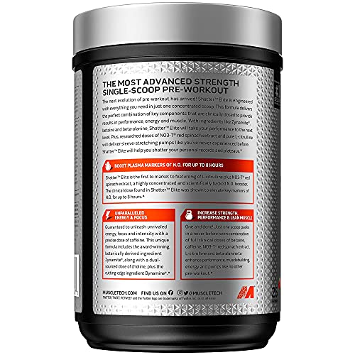 Pre Workout for Men & Women | MuscleTech Shatter Elite Pre-Workout | Preworkout MuscleTech buy australia supplements