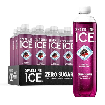 Sparkling Ice, Grape Raspberry Sparkling Water, Zero Sugar Flavored Water, with Vitamins Sparkling ICE buy australia supplements