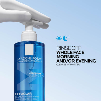 La Roche-Posay Effaclar Purifying Foaming Gel Cleanser for Oily Skin, With Zinc Pidolate To Remove Excess Oil & Shine La Roche-Posay