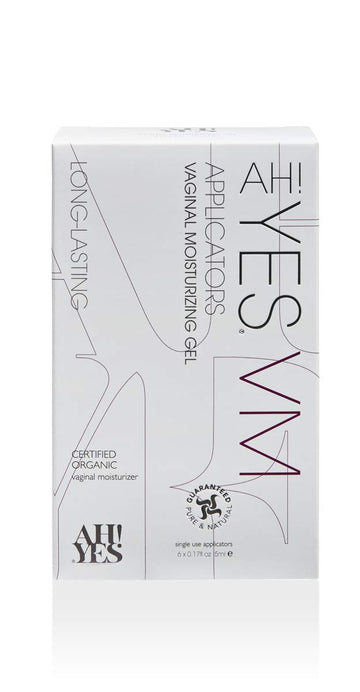 AH! YES® Long Lasting Vaginal Moisturizer for Vaginal Dryness, Water Based & Estrogen-Free, 6 Pre-Filled Applicators AH! YES buy australia supplements