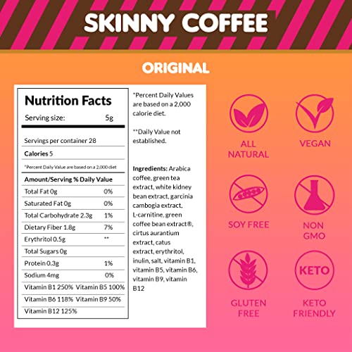 Skinny Boost Skinny Coffee- (Unflavored) Instant Sticks Made with Arabica Coffee, Garcinia SkinnyBoost buy australia supplements