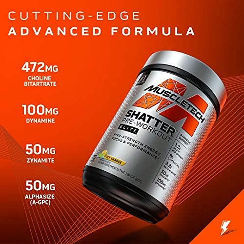 Pre Workout for Men & Women | MuscleTech Shatter Elite Pre-Workout | Preworkout MuscleTech buy australia supplements