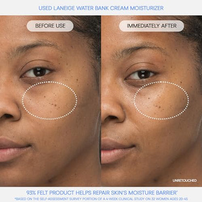 LANEIGE Water Bank Blue Hyaluronic Cream Moisturizer: Hydrating Korean Face Cream with Squalane & Ceramide LANEIGE