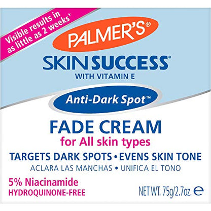 Palmer's Skin Success Anti-Dark Spot Fade Cream with Vitamin E and Niacinamide, for All Skin Types 2.7 Ounce Palmer's