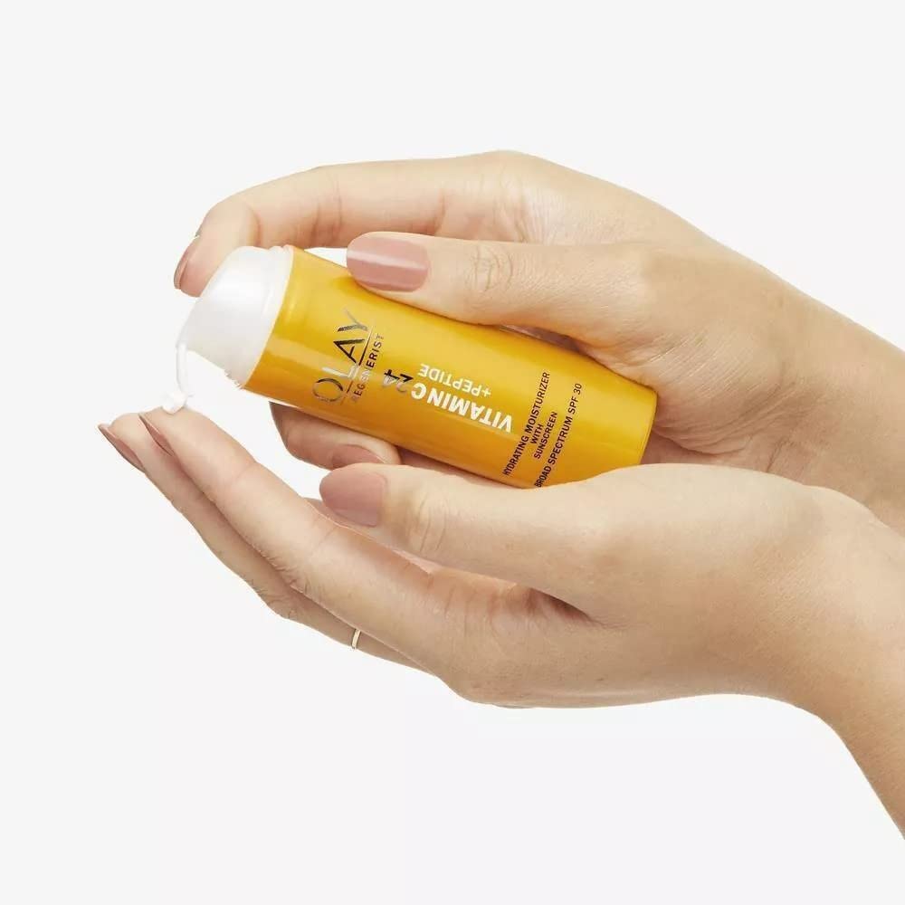 Olay Vitamin C Hydrating moisturizer with sunscreen, SPF 30, 1.7 Oz Olay