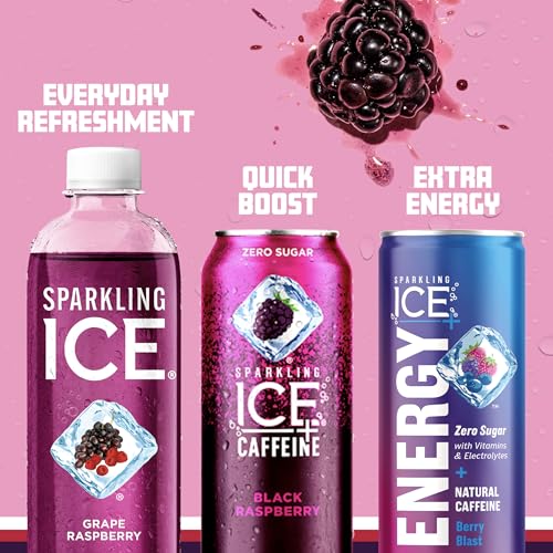 Sparkling Ice, Grape Raspberry Sparkling Water, Zero Sugar Flavored Water, with Vitamins Sparkling ICE buy australia supplements