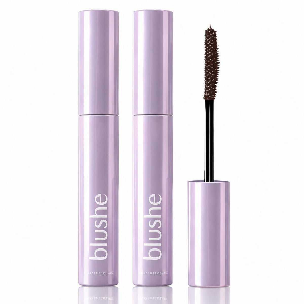 2pcs Blushe Lash Serum Mascara, New Upgrade Blush Korean Mascara, Lengthening & Volumizing Fiber Lash Makeup For Defined, Full Lashes, Smudge Resistant Generic