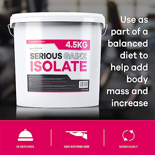 The Bulk Protein Company, Serious Gainz Isolate – 4.5kg – Whey Protein Powder The Bulk Protein Company buy australia supplements